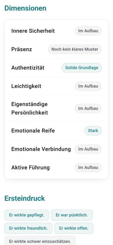 Begegnungsanalyse in der Practice App